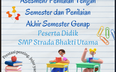 ASSESMENT, MID TEST, EVEN SEMESTER EXAM STRADA BHAKTI UTAMA JHS
