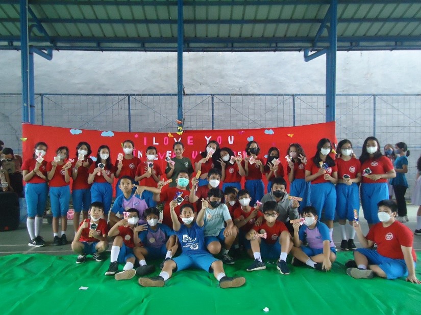 Perayaan Valentine’s day SMP Strada Bhakti Utama