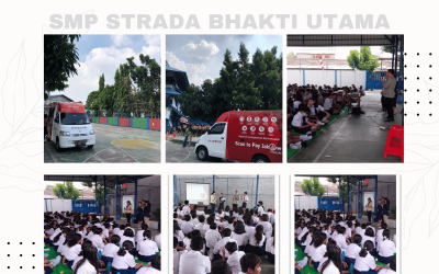 KEGIATAN GEMAR MENABUNG DARI REMAJA BERSAMA BANK DKI DAN BCA DI SMP STRADA BHAKTI UTAMA