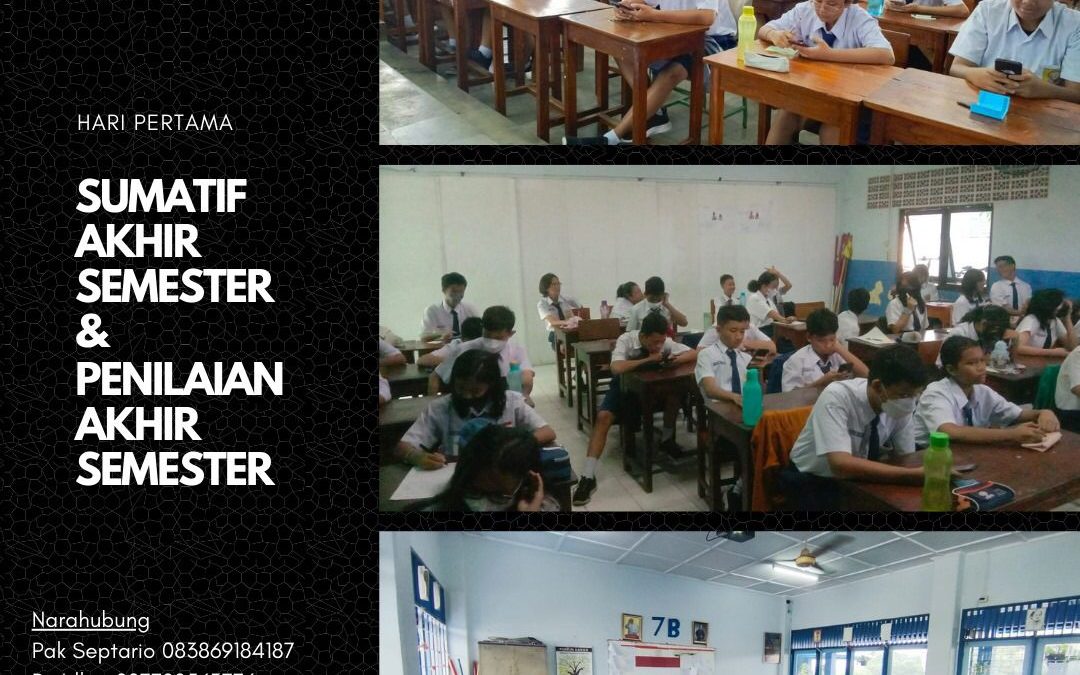 SUMATIF AKHIR SEMESTER (SAS) & PENILAIAN AKHIR SEMESTER (PAS) SMP STRADA BHAKTI UTAMA SEMESTER GANJIL TAHUN AJARAN 2023/2024